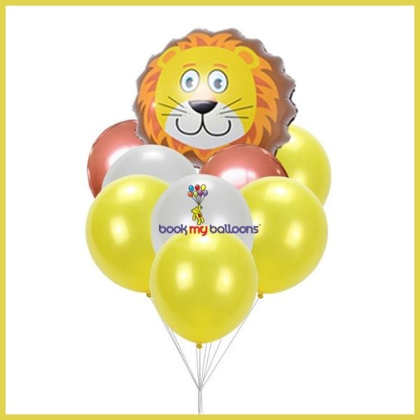 Lion Foil Balloon Bouquet