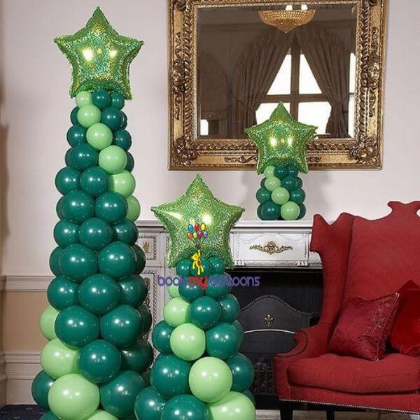 Christmas Tree Balloon Decoration