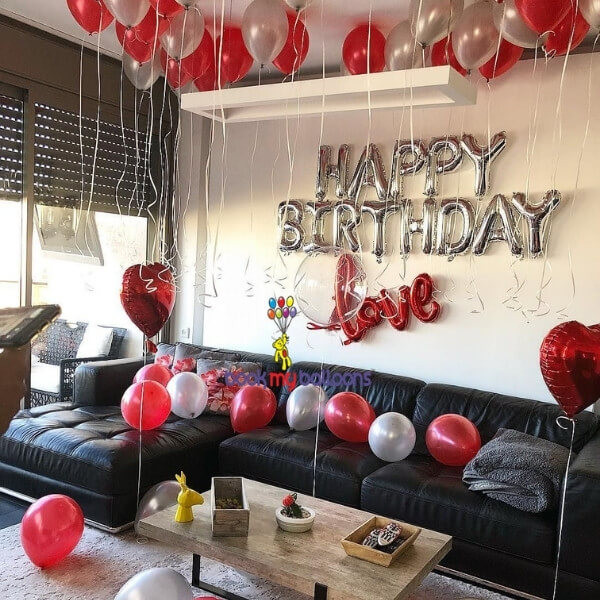 Love Happy Birthday Foil Balloons