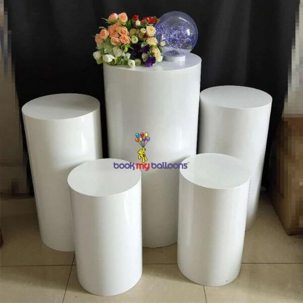 Cylindrical Dessert Table Party Set