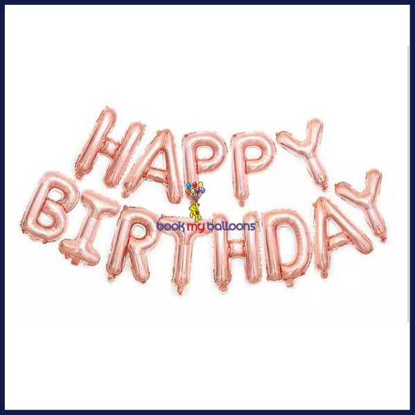Happy Birthday Foil Balloons Combo