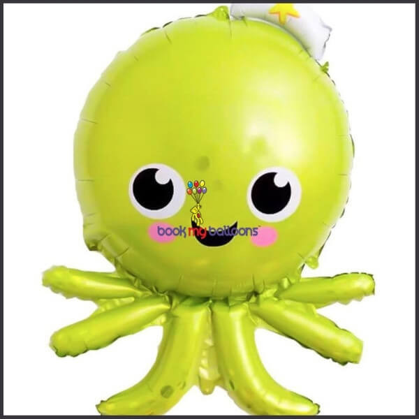 Octopus Helium Foil Balloon