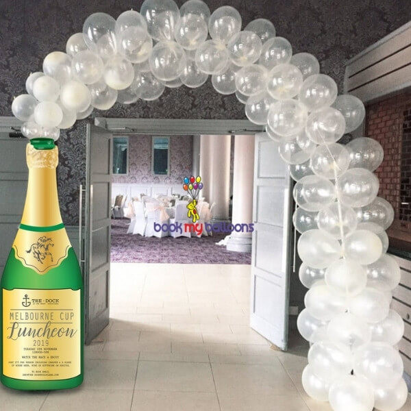 Champagne Bottle Balloon Decorators