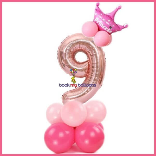 Number Crown Foil Balloon Price