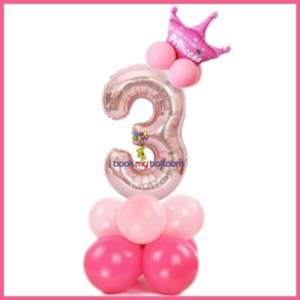 Number Crown Foil Balloons Price