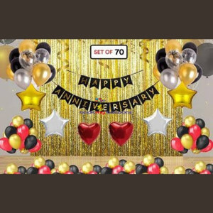 Anniversary Balloon Decoration Combo