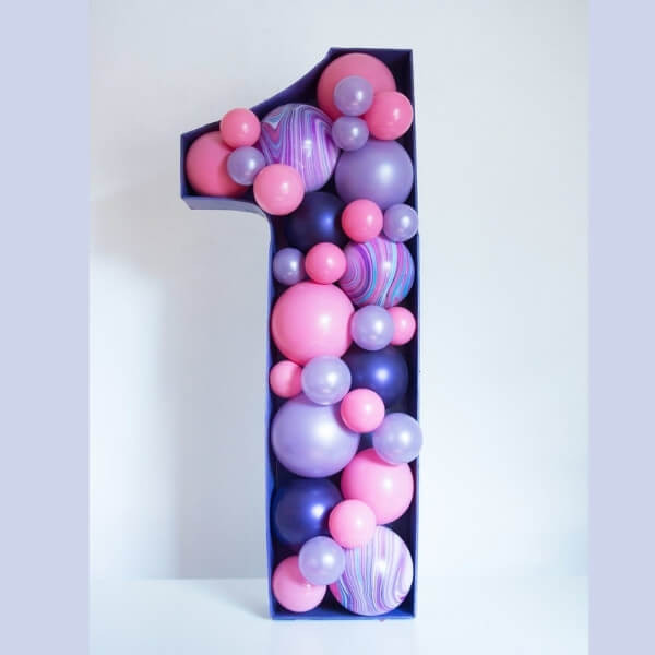 Balloon Mosaic Number Party Supplies