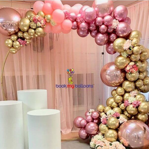 Chrome Balloon Decorators Bangalore