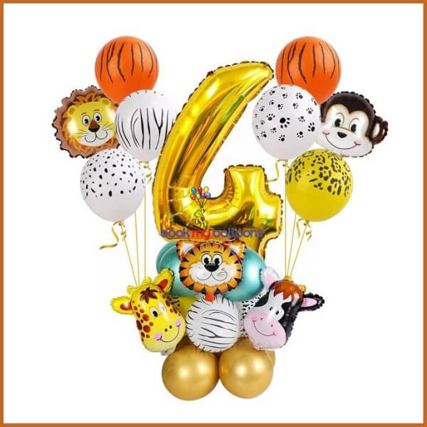 Jungle Age Foil Balloons Price