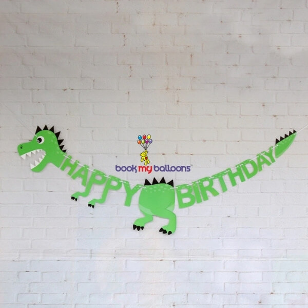 Dinosaur Birthday Banner