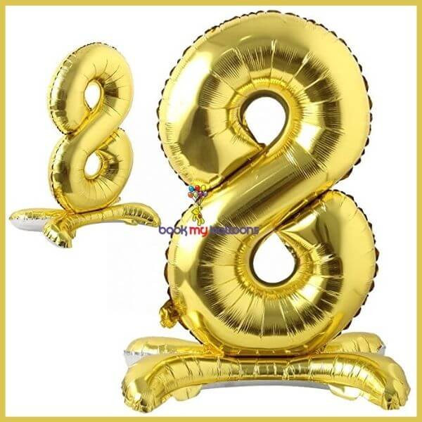 Foil Self Standing Number Balloon