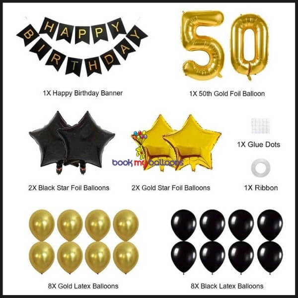 Milestone Age Birthday Balloon Combo
