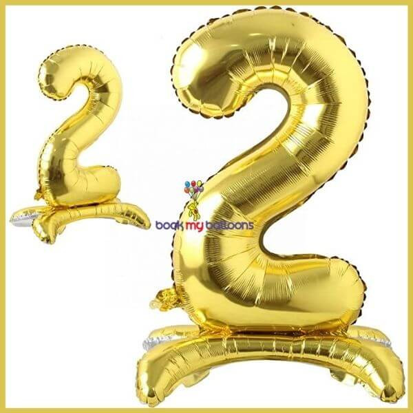 Self Standing Number Foil Balloon