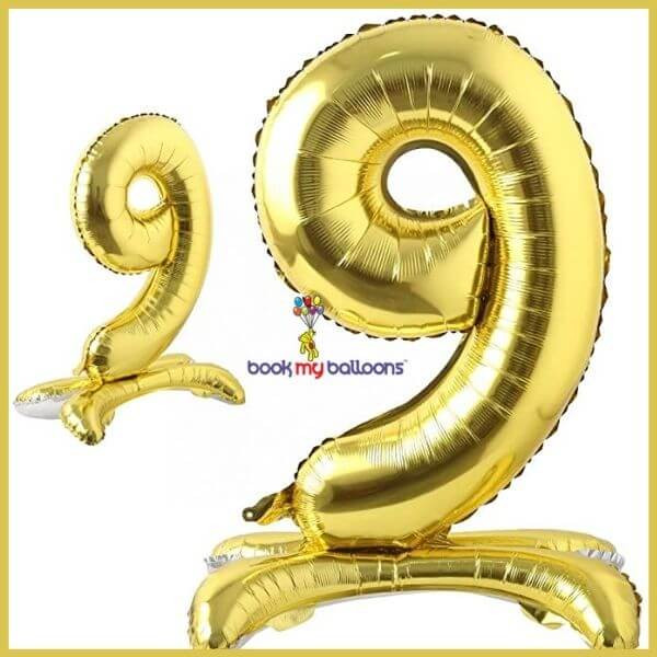 Self Standing Number Foil Balloons