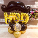 Moustache Balloon Bouquet