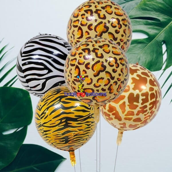 Safari Printed Foil Balloons