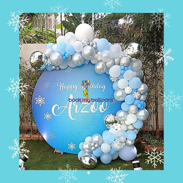 Circular Backdrop Balloons Decoration