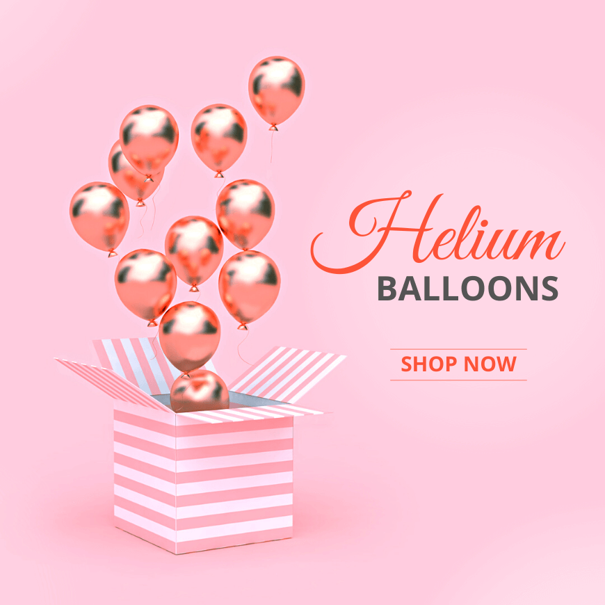 Pink Helium Balloons in Bangalore