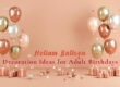 Birthday Helium Balloon Decoration