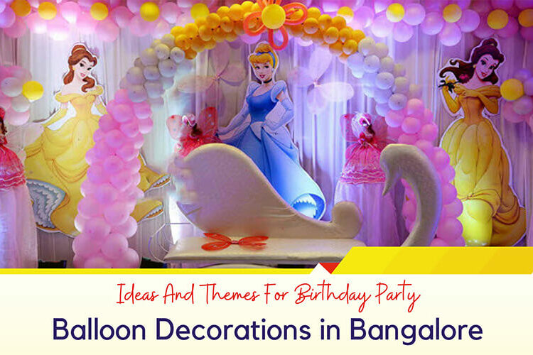 themed birthday party balloon decoration