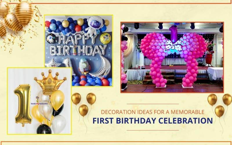 Baby first 1st birthday - decoration set rustic theme, Hobbies & Toys,  Stationery & Craft, Occasions & Party Supplies on Carousell