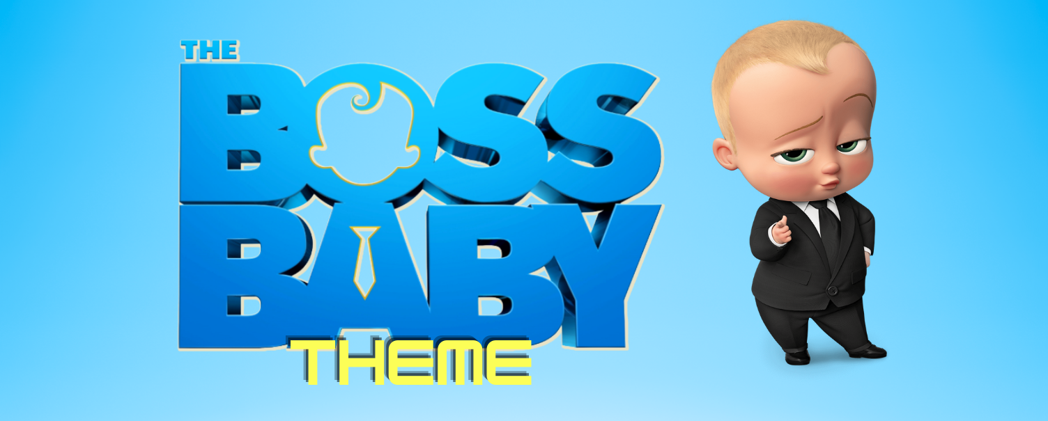 Boss Baby theme birthday decoration