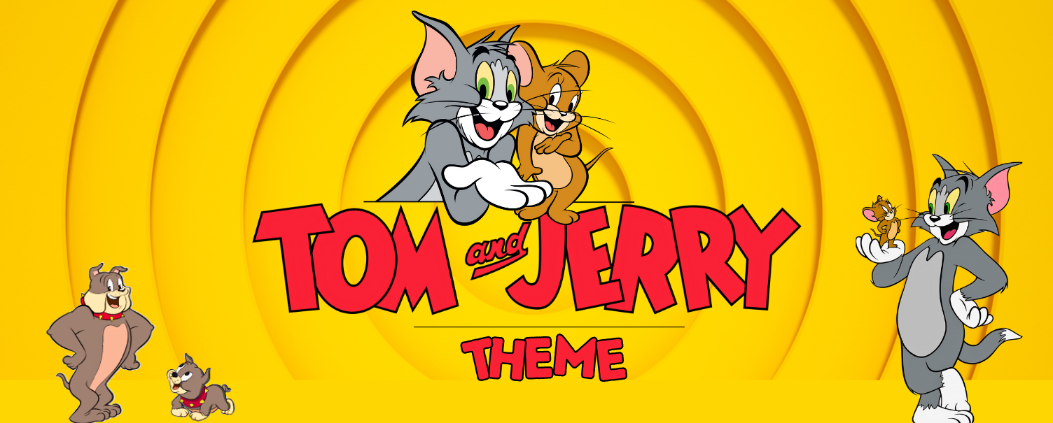 Tom & Jerry theme birthday decoration