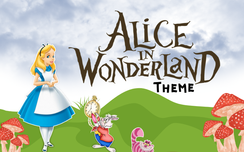 Alice in Wonderland theme decoration