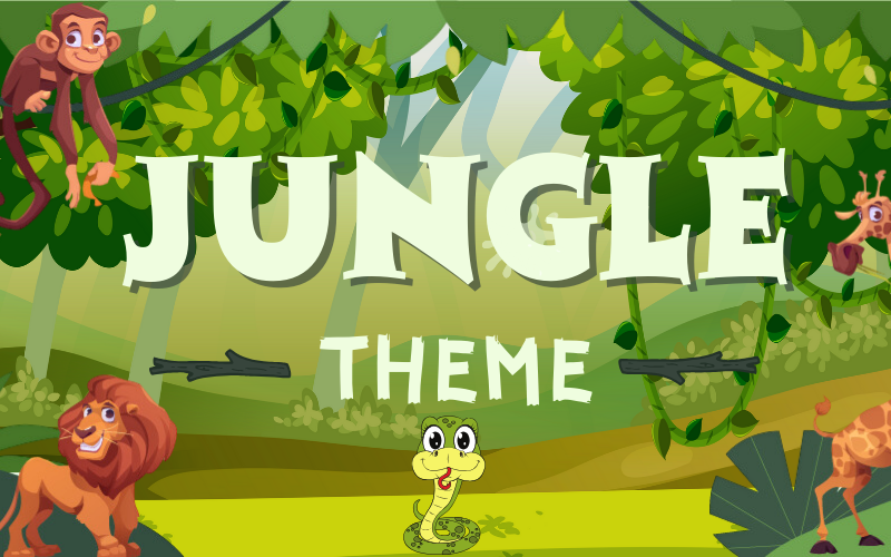 Jungle theme decoration