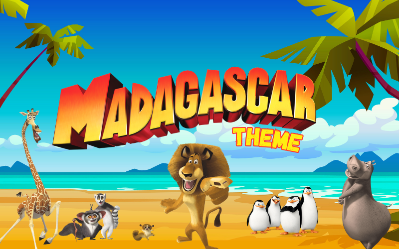 Madagascar theme decoration