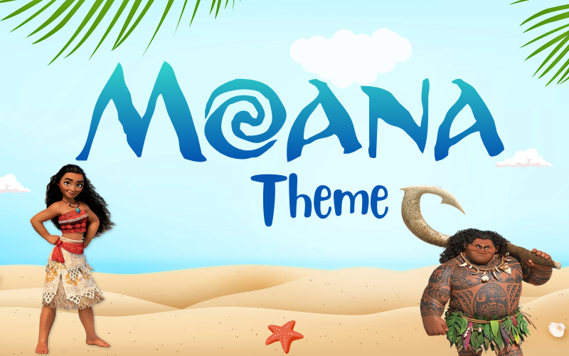 Moana theme decoration