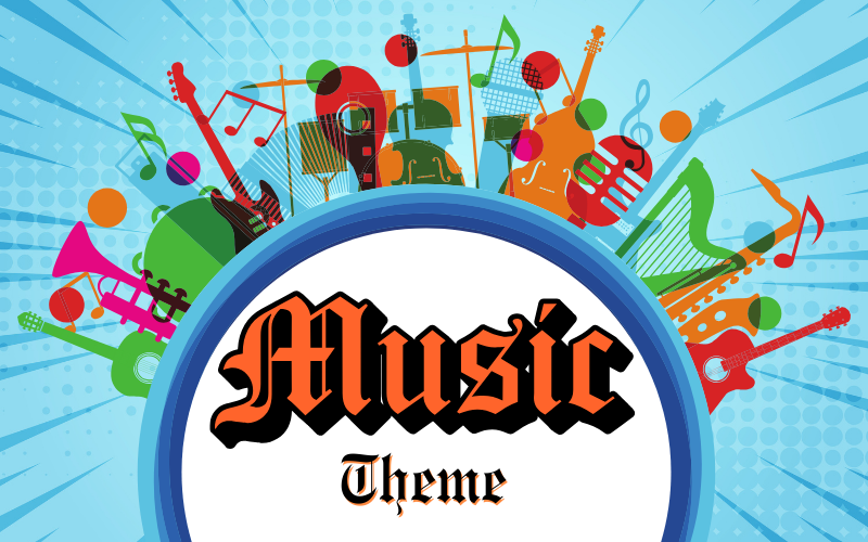 Music theme decoration