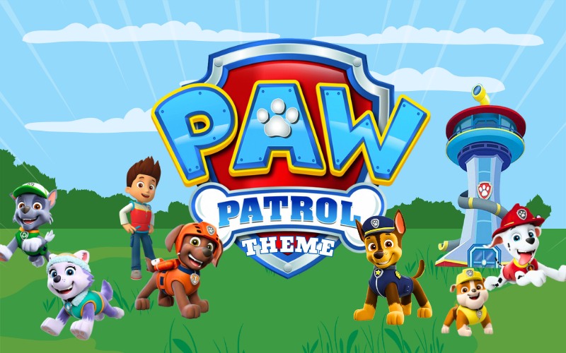 Paw Patrol theme decoration