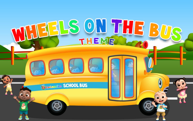 Wheels on the Bus theme decoration