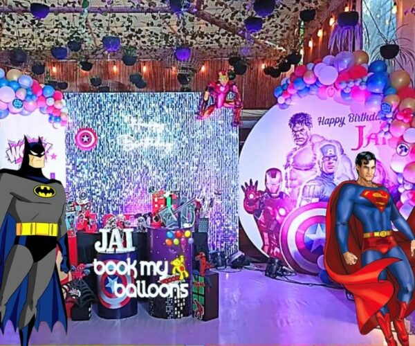 Super Hero Theme Party Decorations