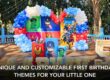 customized first birthday theme decoration