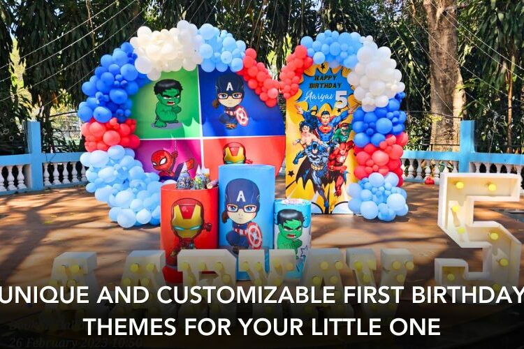 customized first birthday theme decoration