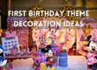 first birthday customized theme decoration