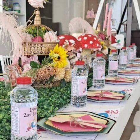 alice wonderland birthday decorations