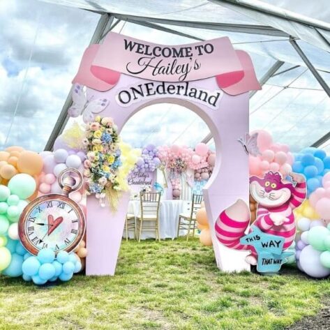 alice wonderland theme decoration