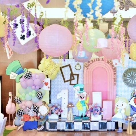 alice wonderland theme decorations