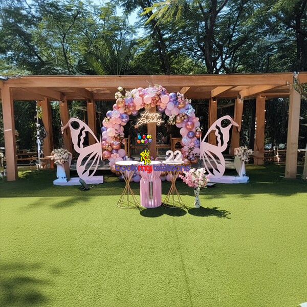 butterfly balloon backdrop bangalore